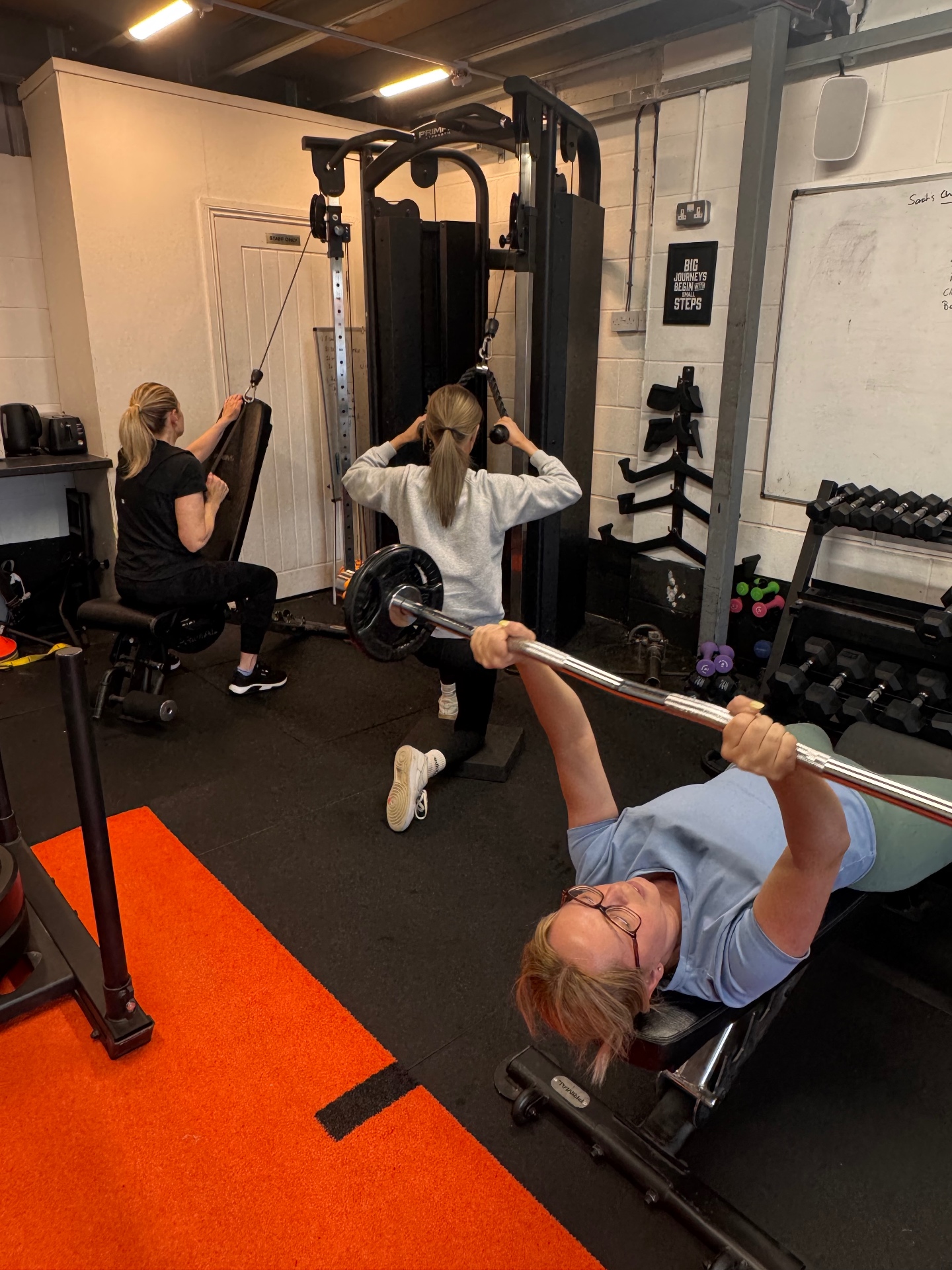 Members training together