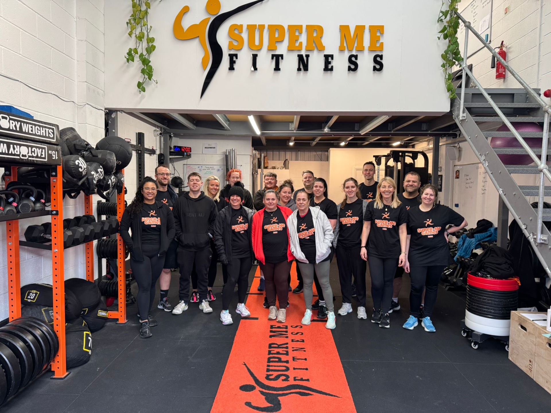 Members and coaches at Super-Me Fitness